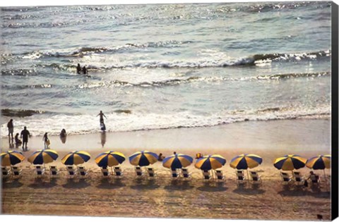 Framed Day at the Beach Print