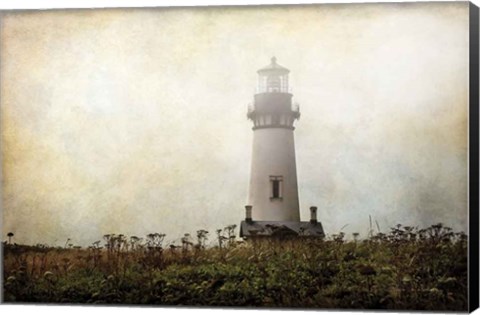 Framed Lonely Lighthouse II Print