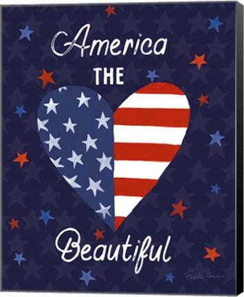 Framed America The Beautiful VI Print