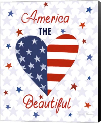 Framed America The Beautiful II Print