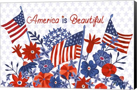 Framed America the Beautiful I Print