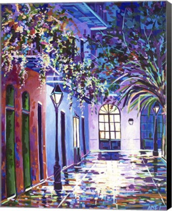 Framed New Orleans Alley Royal St Print