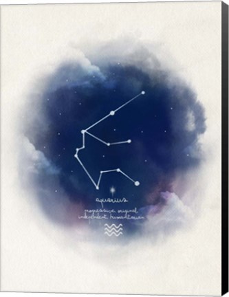 Framed Aquarius Print