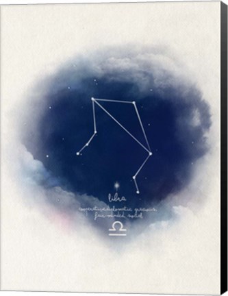 Framed Libra Print