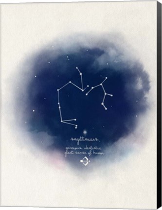 Framed Sagittarius Print