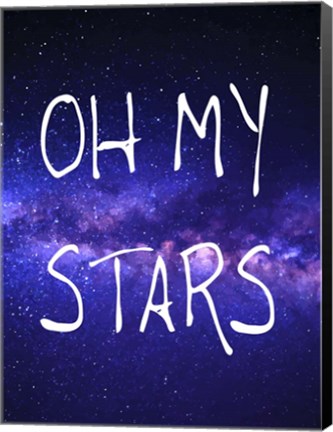 Framed Oh my Stars 2 Print
