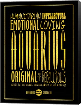 Framed Aquarius Print