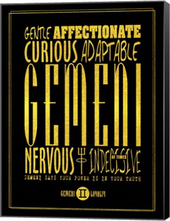 Framed Gemeni Print