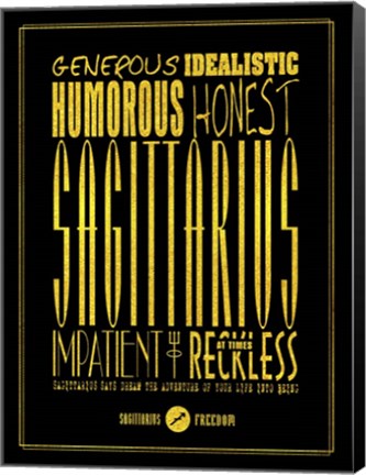 Framed Sagittarius Print