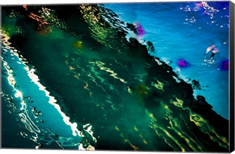 Framed Painted on Water 03 Print