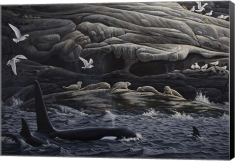 Framed Gabriola Island Gathering Print