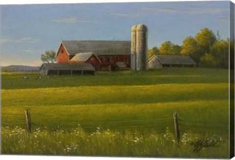 Framed Lancaster County Farm Print