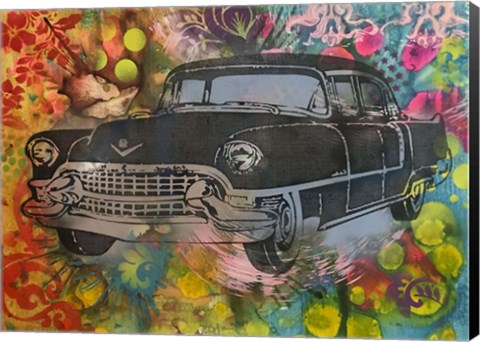 Framed 55 Cadillac Print