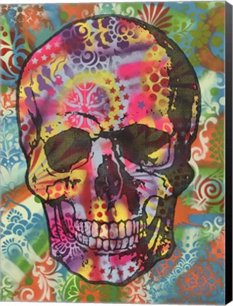 Framed Skull 1UP Print