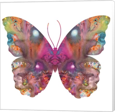 Framed Abstract I Butterfly Print