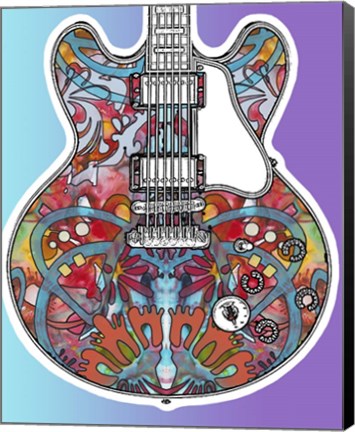 Framed Gibson ES-335 Print