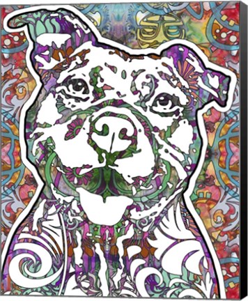 Framed Happy Pit Print