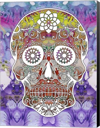 Framed Sugar Skull Print
