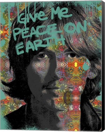 Framed George Harrison Print