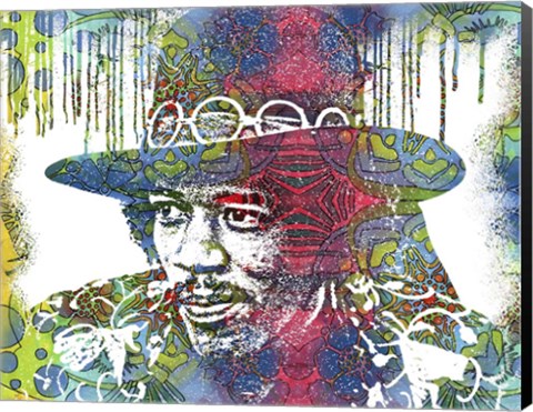 Framed Jimi Drip VIII Print