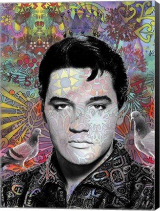 Framed King Elvis Print