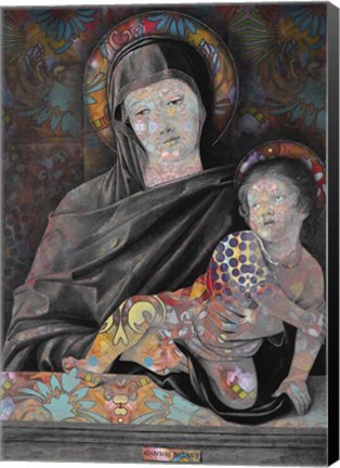 Framed Madonna And Child Print