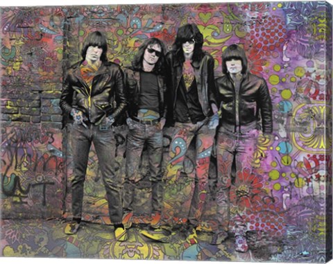 Framed Ramones Print