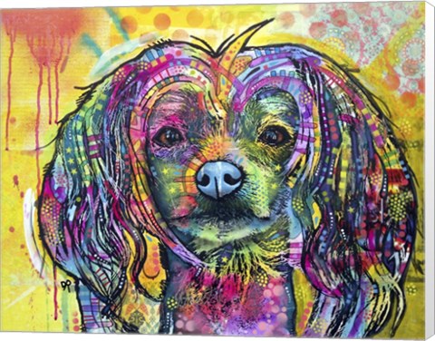 Framed Chinese Crusted Print