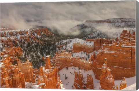 Framed Hoodoos And Lightplay Print