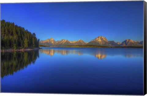 Framed Lake Jackson Print