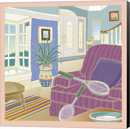Framed Apres Tennis Print