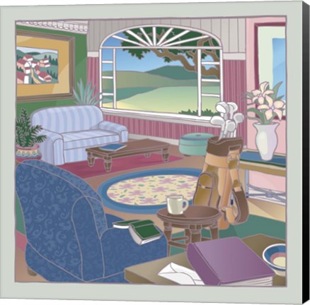 Framed Golf Day Print