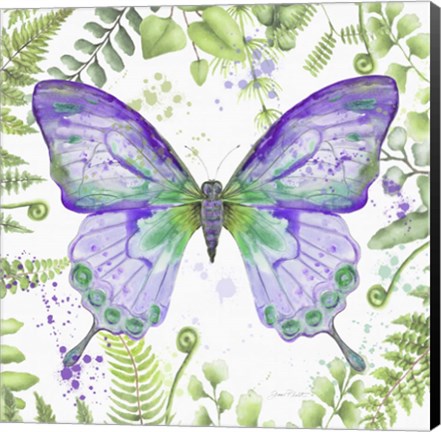 Framed Botanical Butterfly Beauty 4 Print