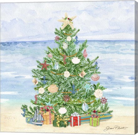 Framed Coastal Christmas B Print