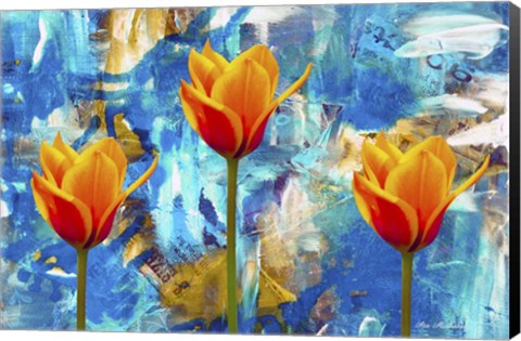 Framed 3 Tulips Print