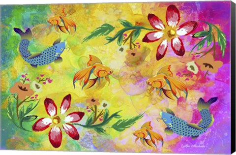 Framed Life And Color Print