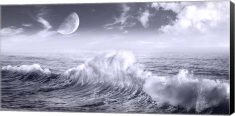 Framed Ocean Wave Print