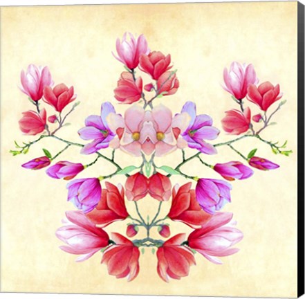 Framed My Garden Flower Print