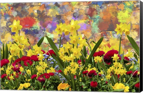 Framed My Garden Print