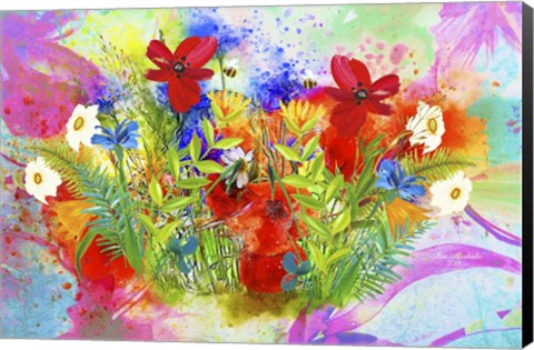 Framed My Garden2 Print