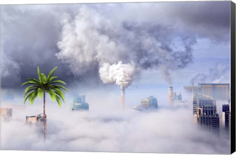 Framed Destruction 2 Print