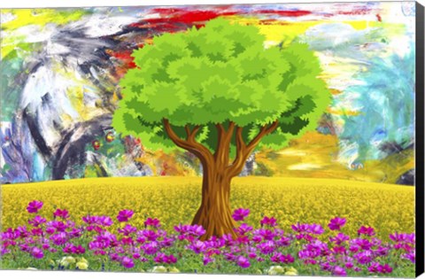 Framed Nature And Colors 4 Print