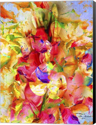 Framed Sea Of Colors 2 Print