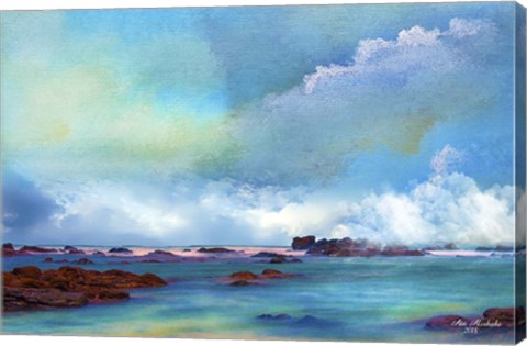 Framed Water And Sky Print