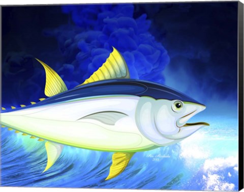 Framed Big Fish 2D Print