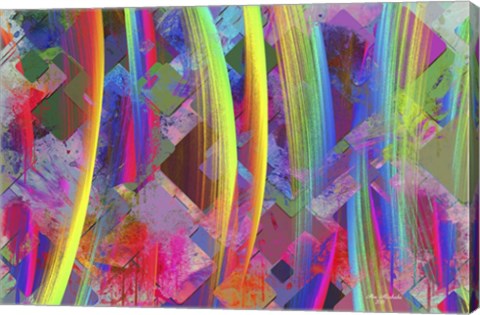 Framed Colorful Emotion 2D Print