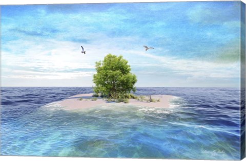 Framed My Island Print