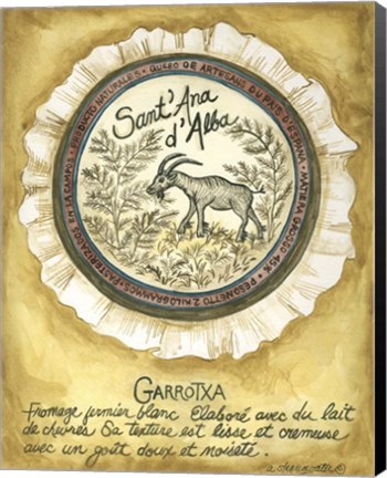 Framed Cheese Garrotxa Ap Print