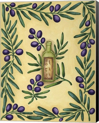 Framed Olive Oil English Print