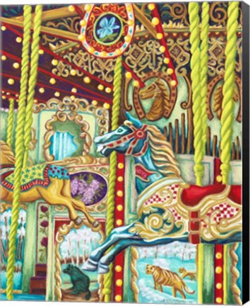 Framed Carousel Henri Henry Print